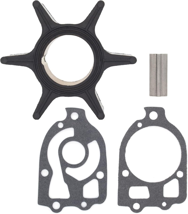 QUICKMARINER QuickMarine 89984 Water Pump Impeller Service Kit for Mercury Marine Mercruiser Force 65-225 HP Outboard and Sterndrive Motor Replacement 47-89984T3 47-89984 Sierra 18-3017 with Key and Gaskets - Image 5